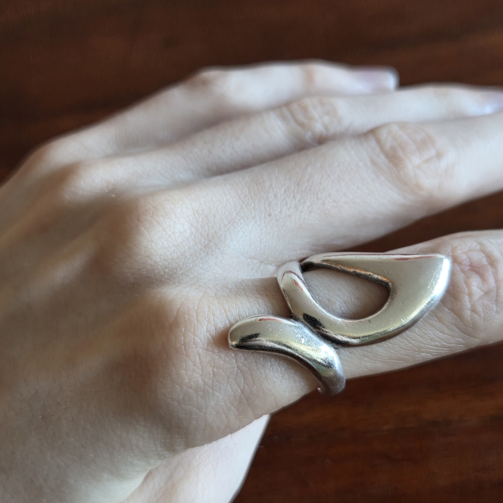 925 Silver Modernist Ring